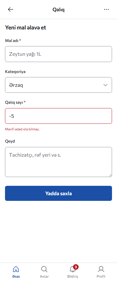 Yeni mal - Rəf mobil
